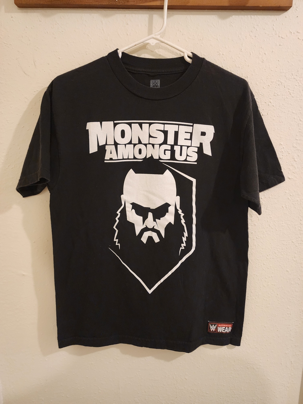 WWE Black Graphic Braun Strowman "Monster Among Us" Tee